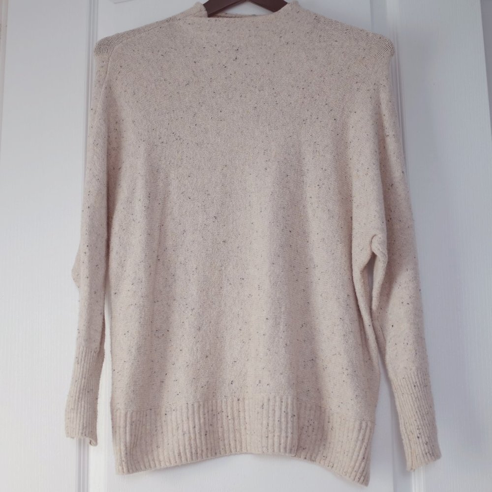 Anthropologie Ruby Moon oatmeal mock neck baby soft cotton sweater XS